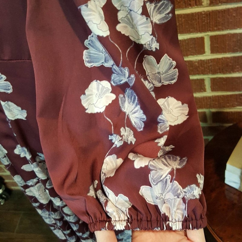 Anthropologie Gal Meets Glam Adelaide Empire Waist Floral Midi Dress 16 NWT - Picture 6 of 12